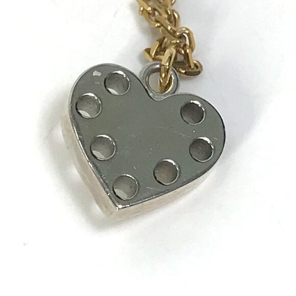 LOUIS VUITTON M67028 heart Pandantif Spiky Valentine Accessories chain Necklace - Picture 8 of 10